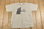 Vintage 1990s Dangerous Thinkers Graphic T-Shirt  Vintage T Shirt  Streetwear  Graphic Tee  Single Stitch
