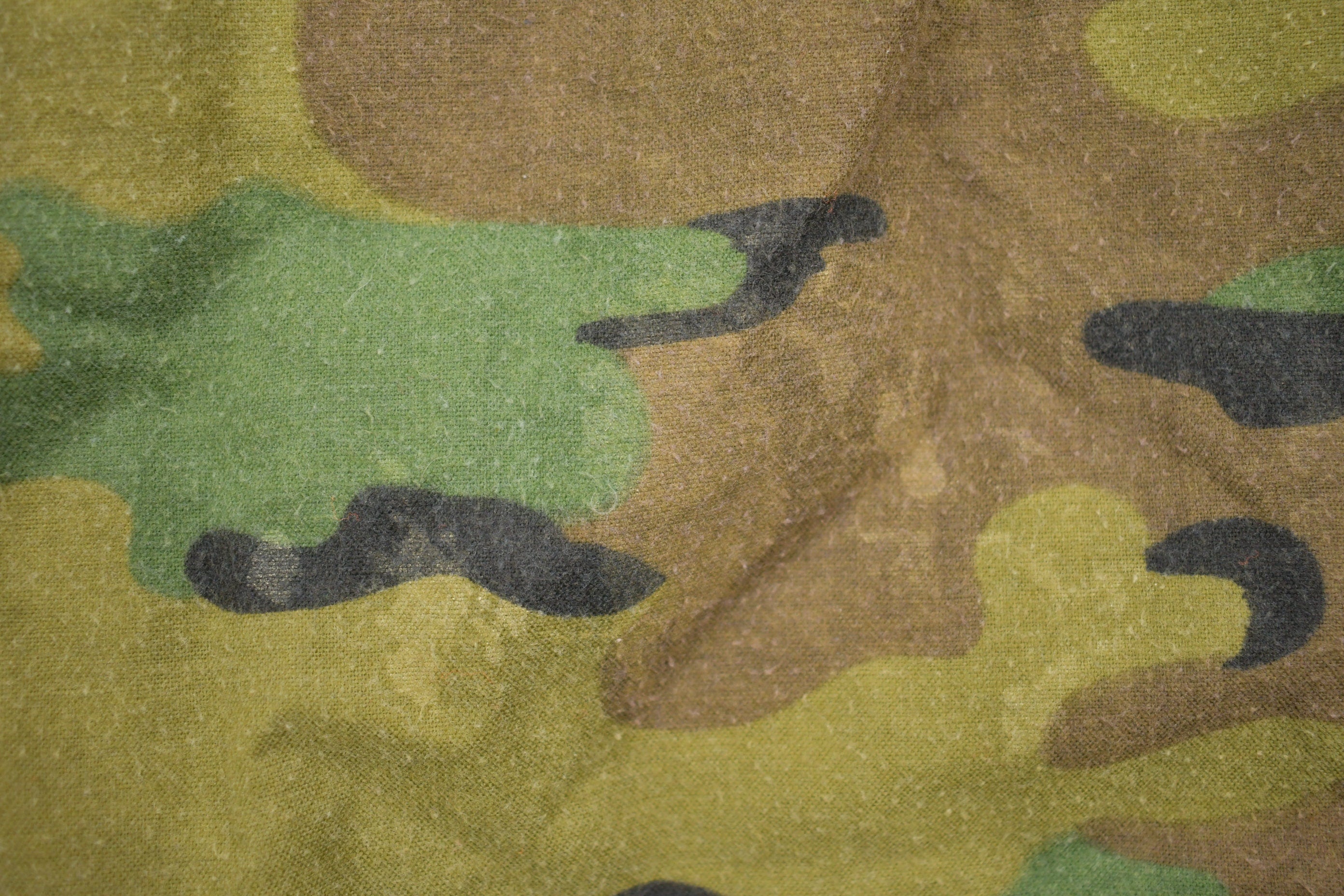 Vintage Military MWG Camo Button Up Sweater