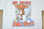 Vintage 1990s Stinky Tacos Souvenir Funny Cartoon Chihuahua Heavyweight Blend T-Shirt