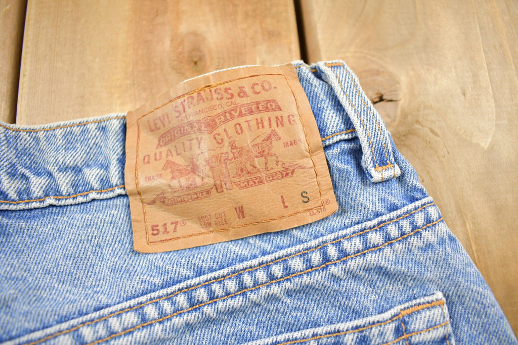 Vintage 1990s Levi's 517 Boot Cut Low Rise Women's Jeans Size 30 x 34