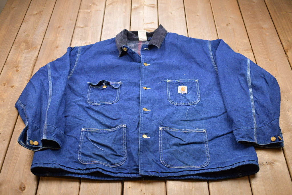 Vintage 1990s Carhartt Denim Chore Jacket