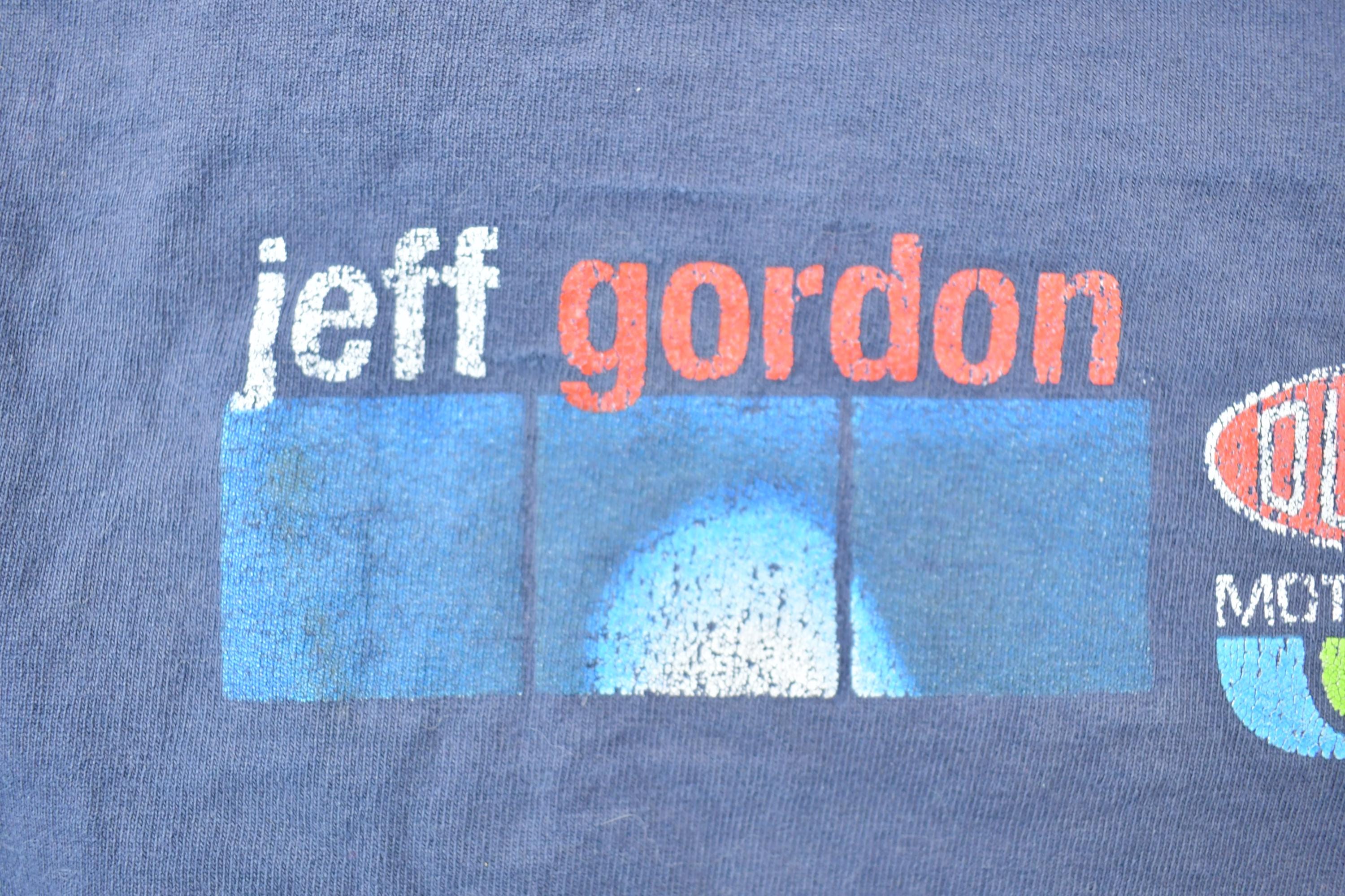 Vintage 1990s Jeff Gordon Dupont Motorsports Tank TopGraphic T-Shirt