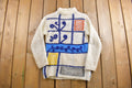 Vintage 1970s Miss Holly Abstract Cute Knitted Sweater