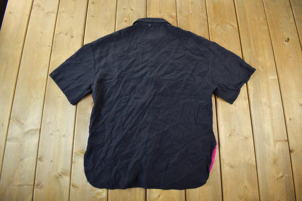 Vintage 1990s Melrose Abstract Graphic Button Up Shirt