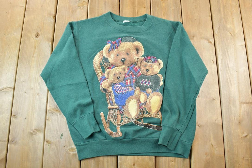 Vintage 1990s Cute Teddy Bears Crewneck Sweater
