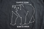 Vintage 1990s Polar Ice Vodka Quarter Zip Fleece Sweatshirt