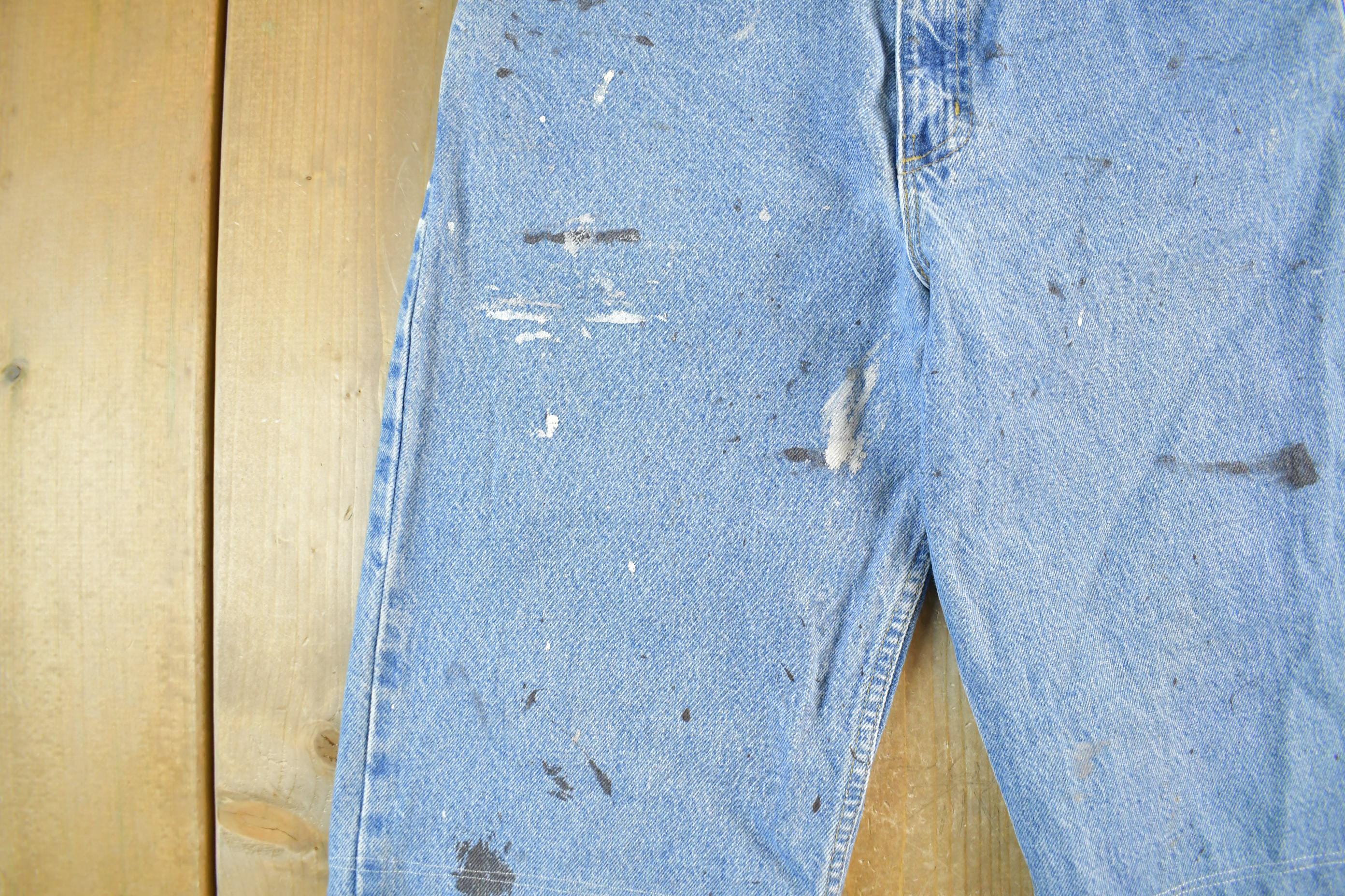 Vintage 1990s Carhartt Distressed Denim Shorts Men's 31