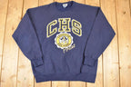 Vintage 1990s Crookston High School Crewneck Sweater Mens L
