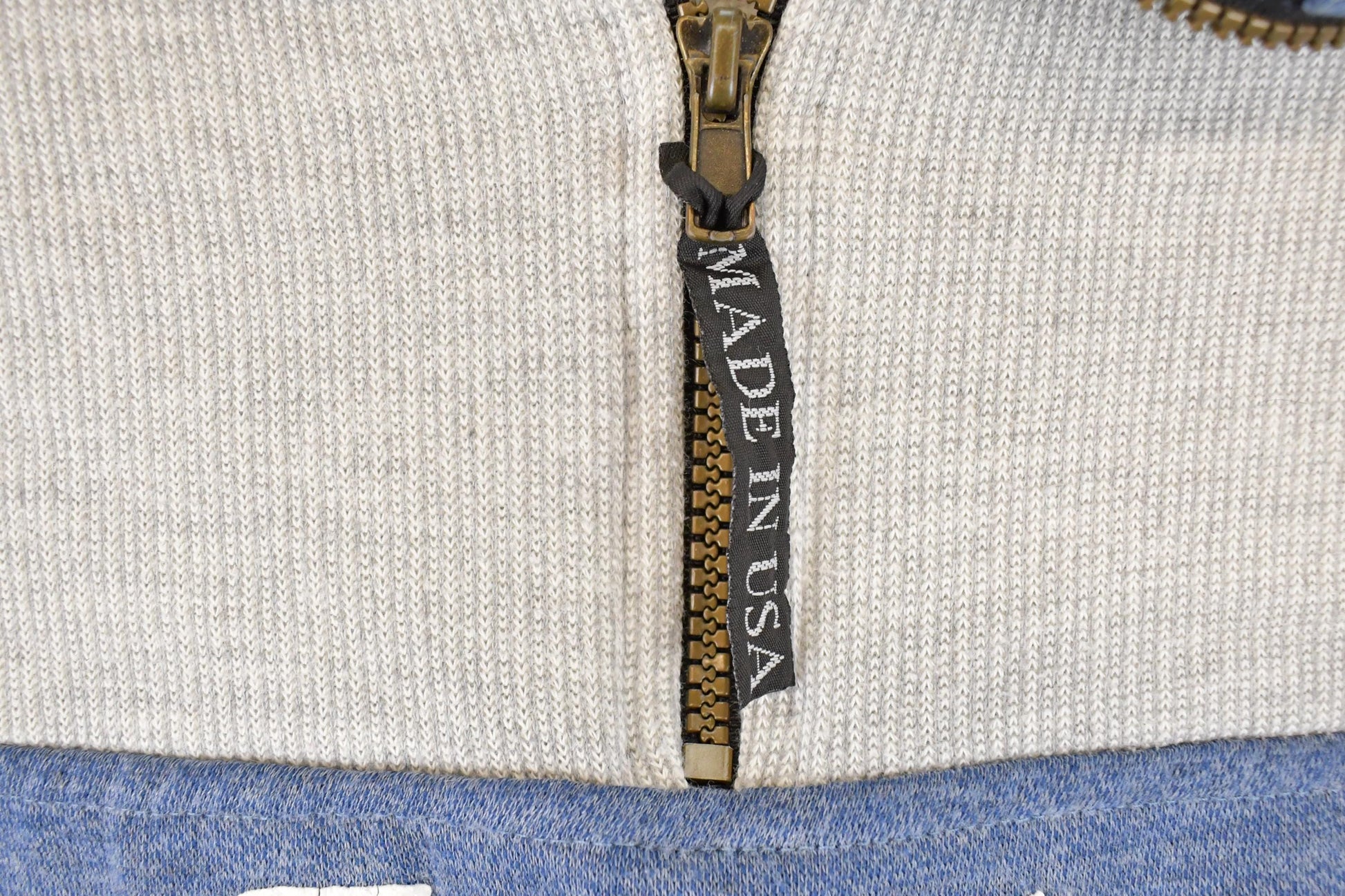 Vintage 1990s Alaska Polar Bear Quarter Zip Graphic Print Sweatshirt Mens L