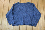 Vintage 1990s Liz Claiborne Lizwear Floral Knit Crewneck Sweater