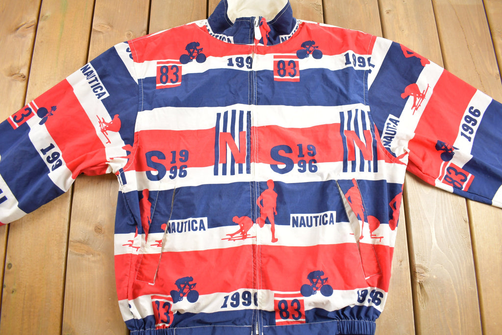 Vintage 1996 Nautica All Over Print Jacket