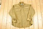 Vintage 1990s Woolrich Brushed Cotton Button Up Shirt Mens XL