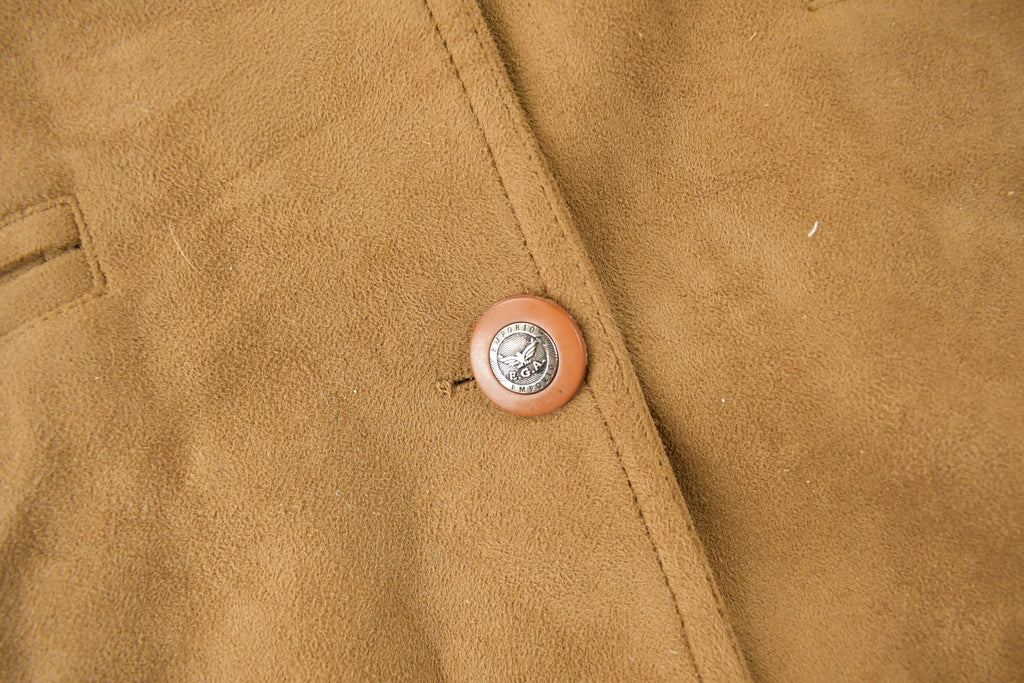 Vintage 1970s Emporio Suede Leather Blazer Jacket