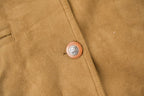 Vintage 1970s Emporio Suede Leather Blazer Jacket