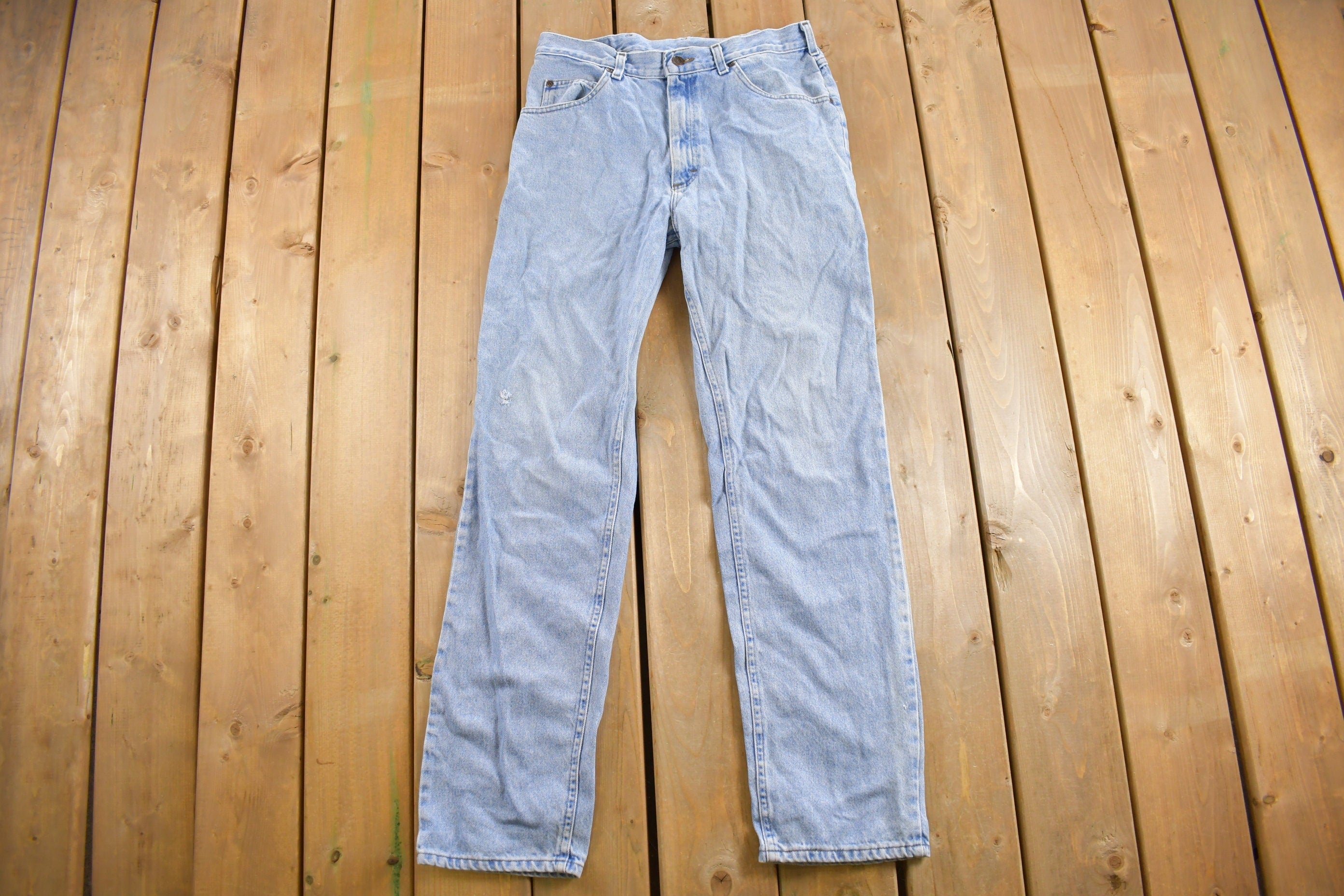 Vintage 1990s Riders Light Wash Relaxed Fit Jeans Size 32 x 32.5