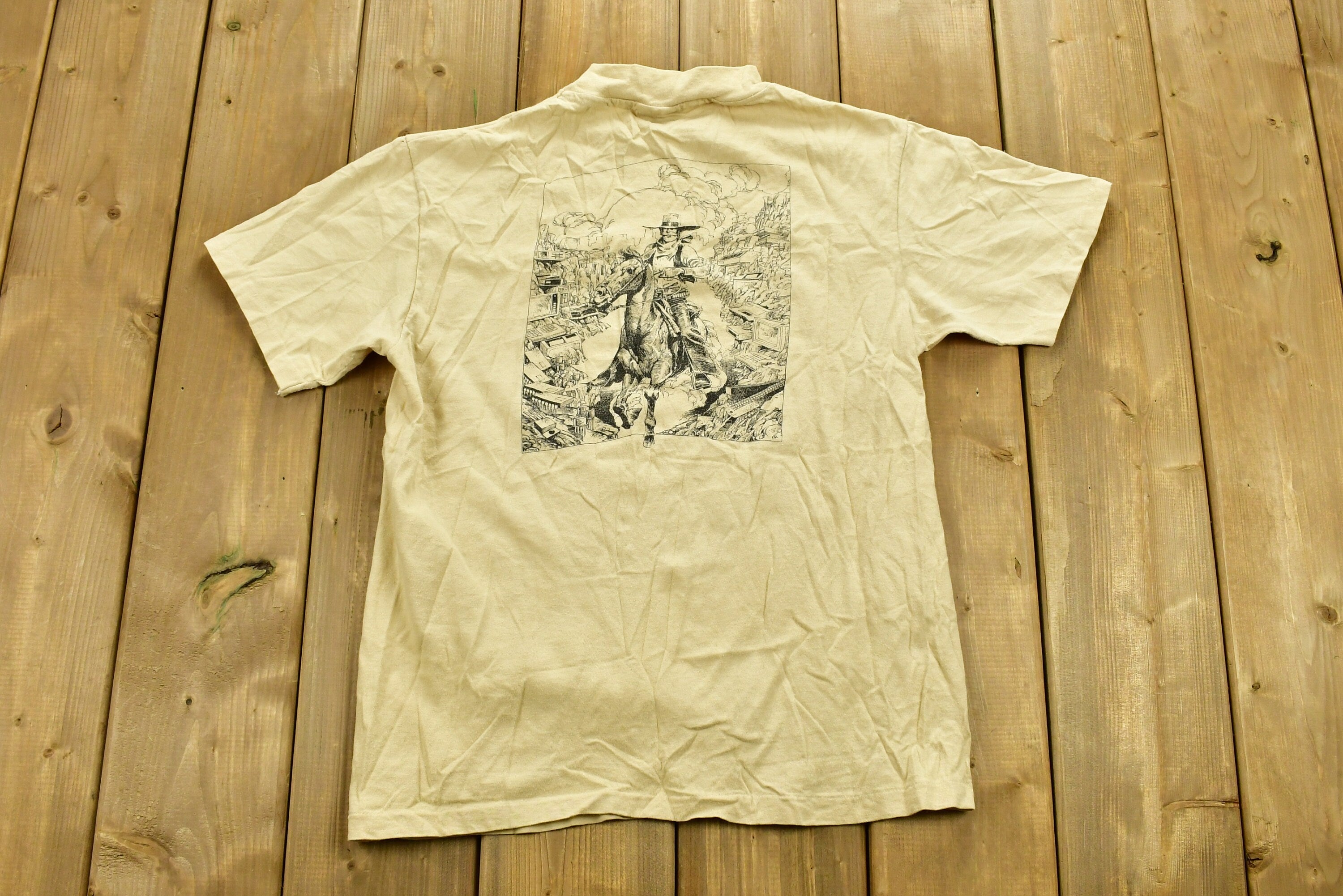 Vintage 1980s Wyle "I'm A Western Hero" T-shirt