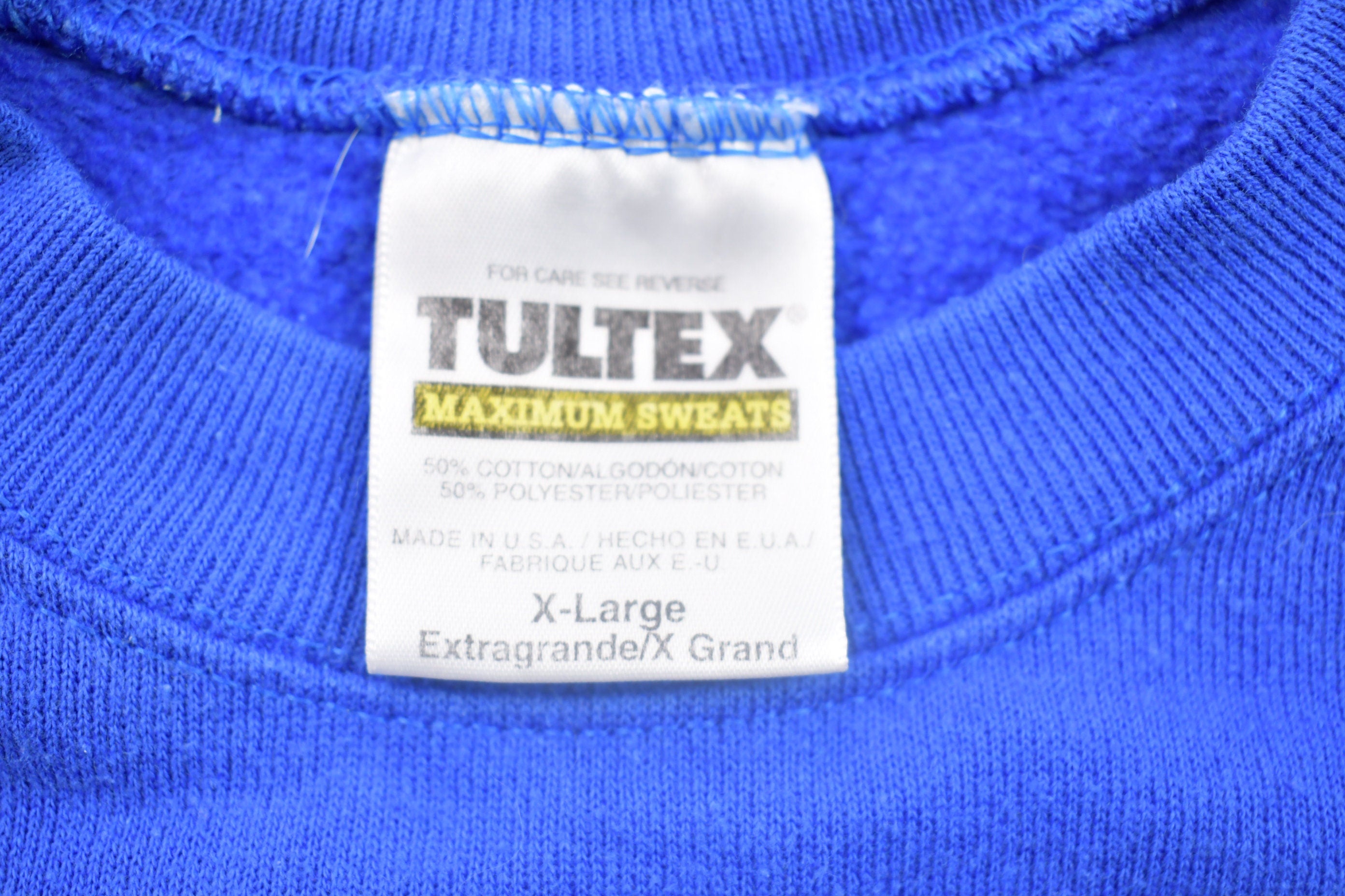 Vintage 1980s Tultex Blank Raglan Crewneck Sweatshirt