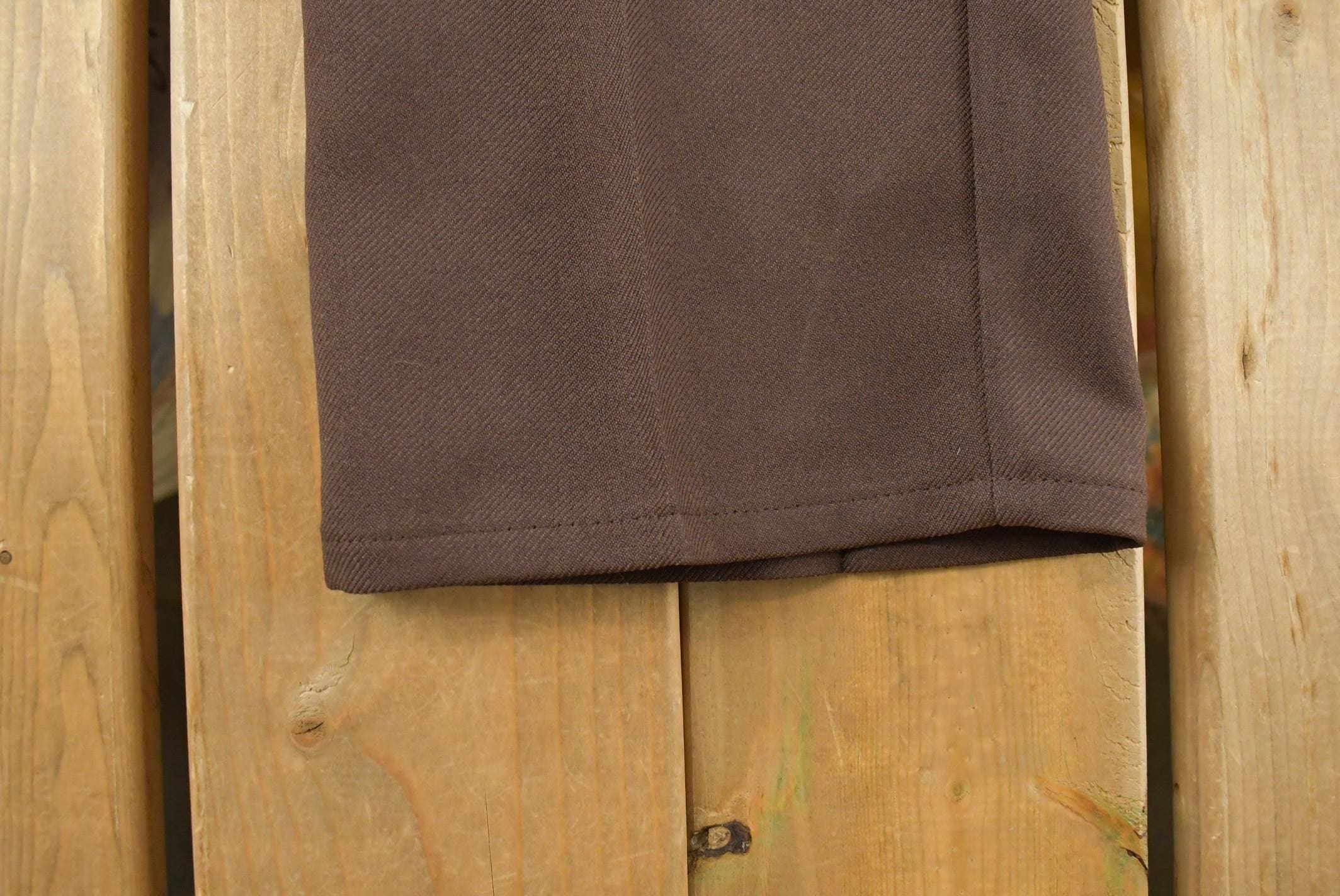 Vintage 1960s Levi's Slacks Brown Flare Bell Bottom Pants Men's 35 x 32 /