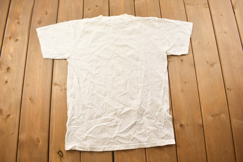 Vintage 1990s Theory Of Evolution Scuba Graphic T Shirt