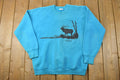 Vintage 1990s Wyoming Howling Moose Crewneck Sweatshirt