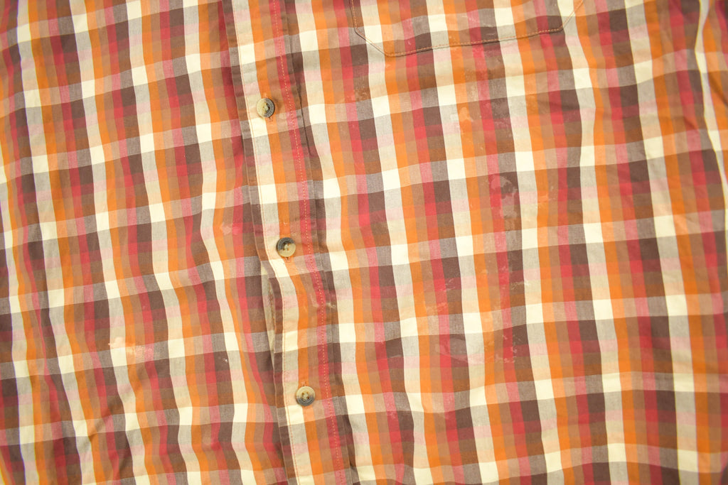 Vintage Pendleton Plaid Button Up Dress Shirt