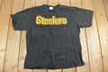 Vintage 1990s Pittsburgh Steelers #1 Dad NFL Graphic T-Shirt