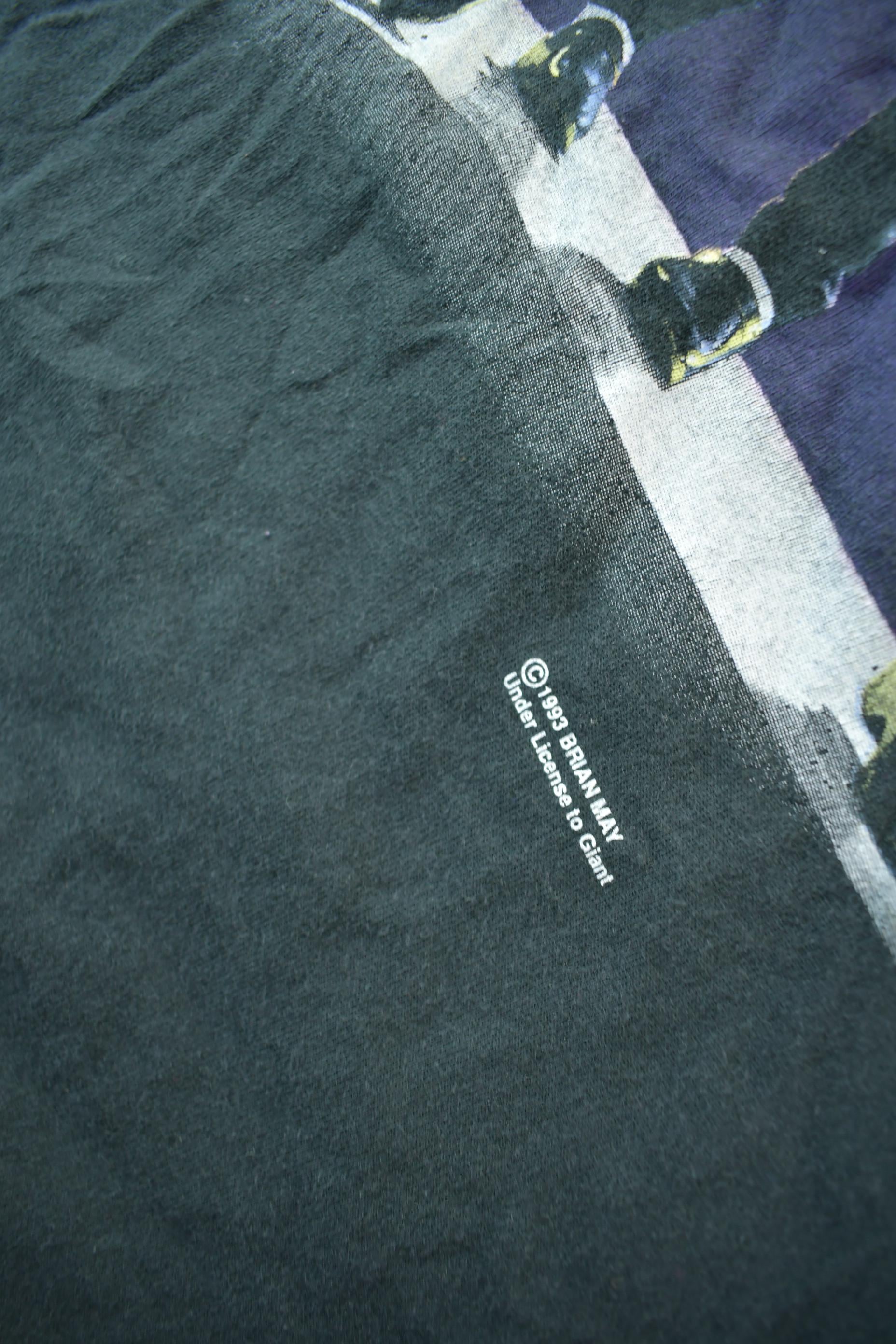 Vintage 1993 Brian May Rck Band Tour Single Stitch Band Tee