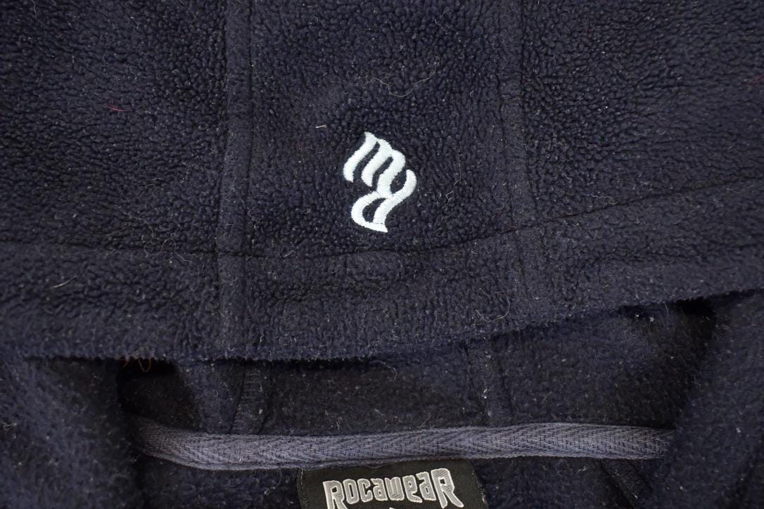 Vintage 1990s Rocawear Hip Hop Fleece Sweater Mens XL