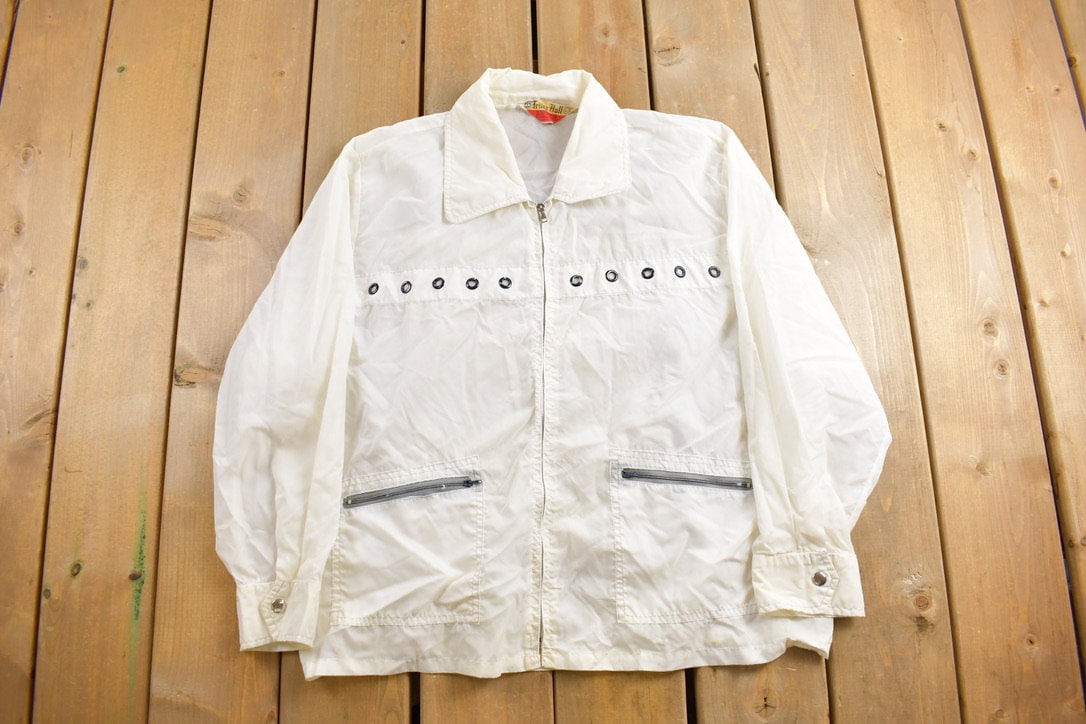Vintage 1980s Triton Hall Windbreaker Jacket