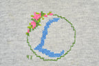 Vintage 1990s Embroidered L Crewneck Sweatshirt