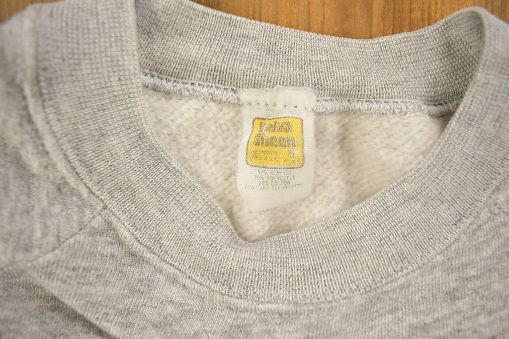 Vintage 1970s Grove City College Collegiate Raglan Crewneck  Made In USA  NCAA Sweatshirt  Sportswear  Americana
