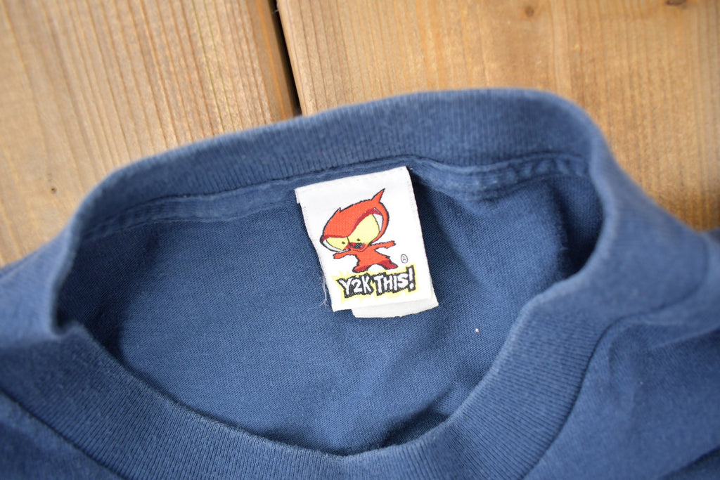 Vintage 1990s The Y2K Bug Graphic long Sleeve T Shirt