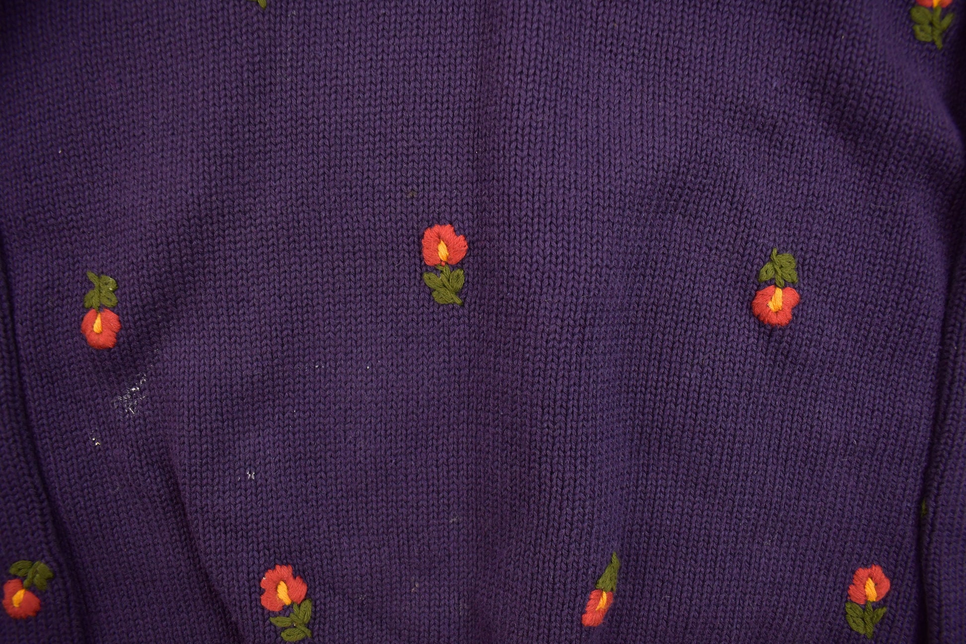 Vintage 1990s Charter Club Knitted Crewneck Sweater