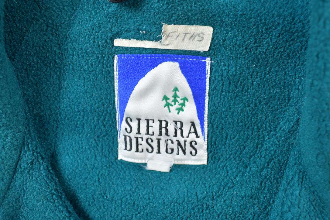 Vintage 1990s Sierra Designs Mid Weight Fleece Lined Windbreaker Spring Jacket Vest