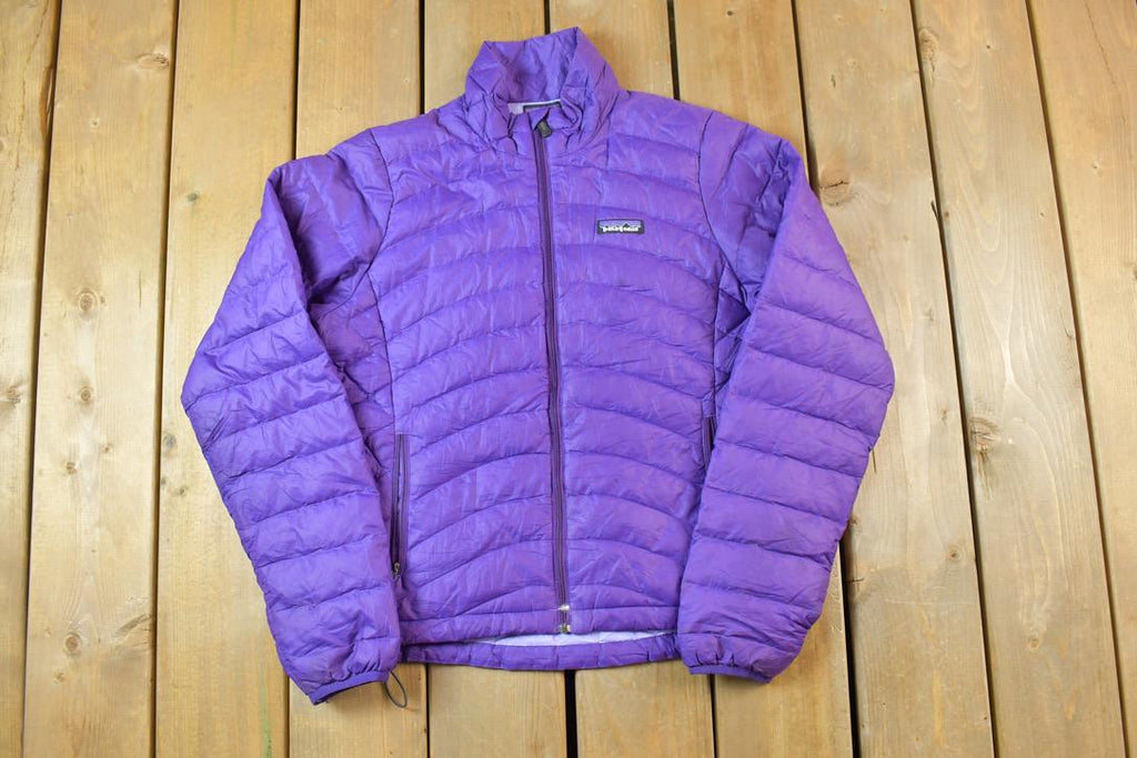 Vintage 1990s Womens Patagonia Zip Up Light Puffer Windbreaker Jacket
