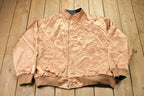 Vintage 1990s Golden Nugget Mirage Las Vegas Satin Reversible Jacket