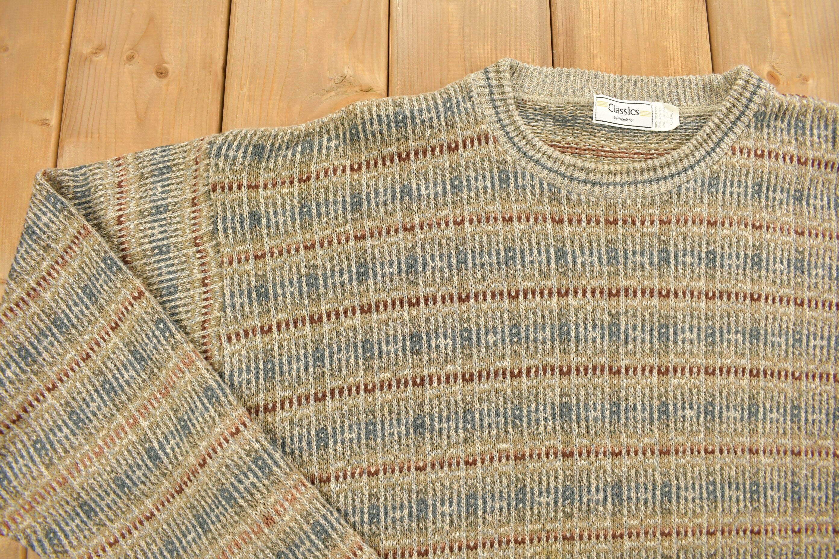 Vintage 1990s Palmland Classics Knitted Sweater