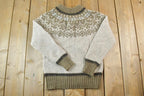 Vintage 1980s Woolrich 100% Wool Knit Crewneck Sweater /