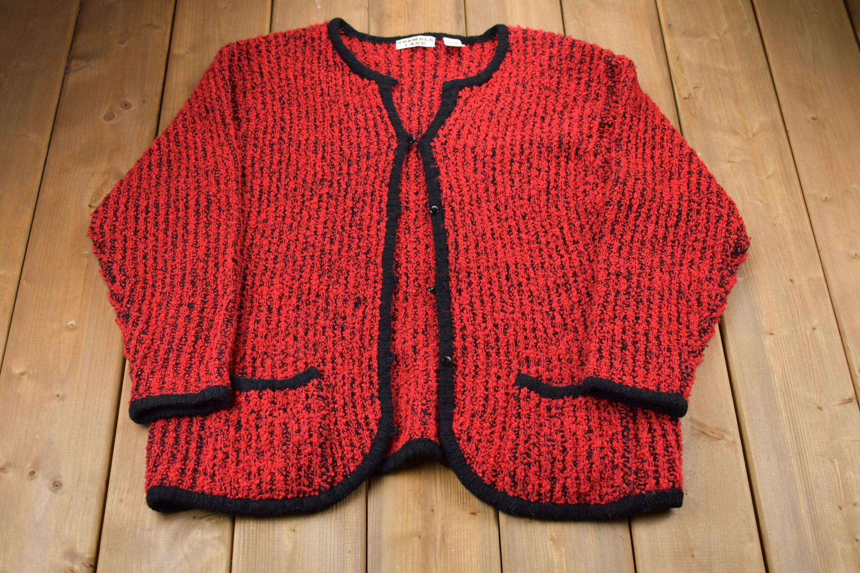 Vintage 1980s Bramble Lane Knitted Sweater