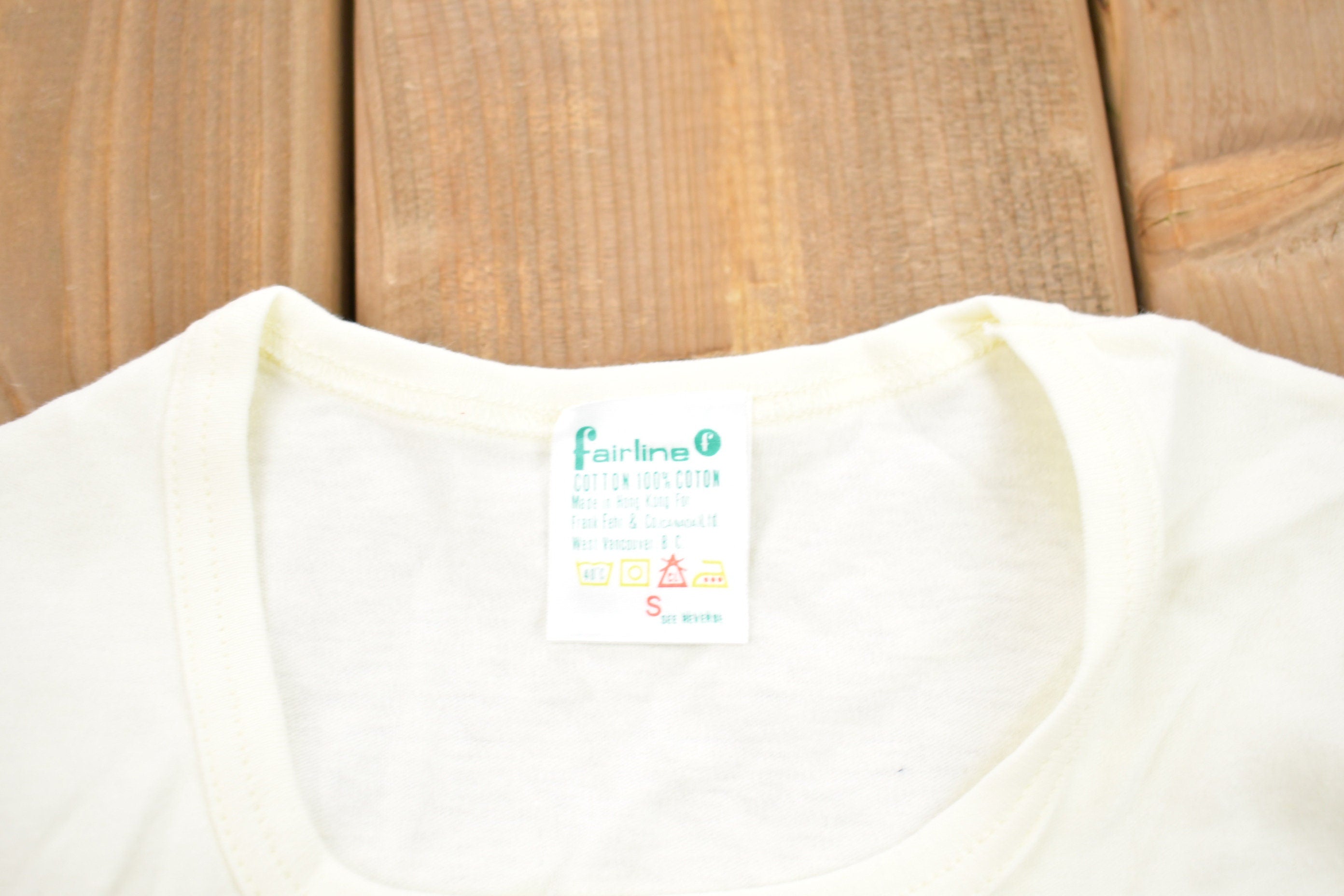 Vintage 1970s Basic Beige T-Shirt