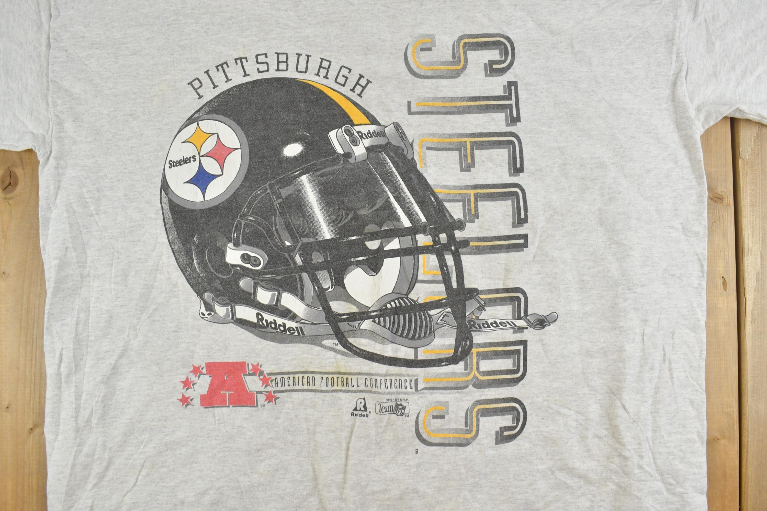 Vintage 1990s Pittsburgh Steelers NFL Graphic T-Shirt