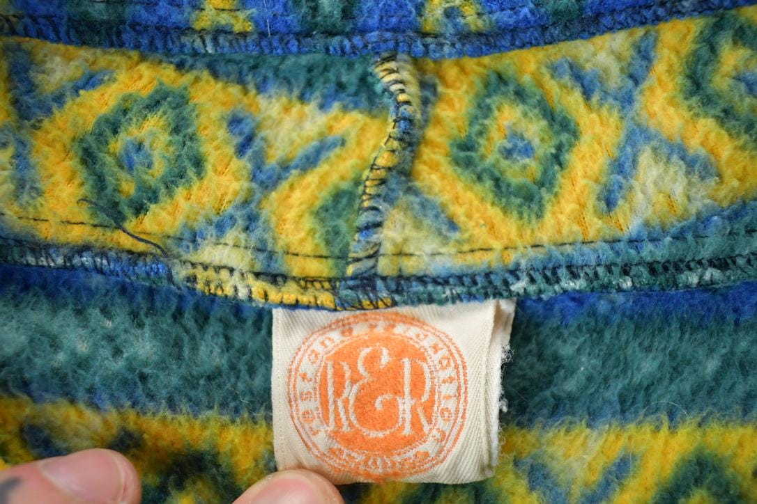 Vintage 1990s RR Fleece Outdoorsman Sweater