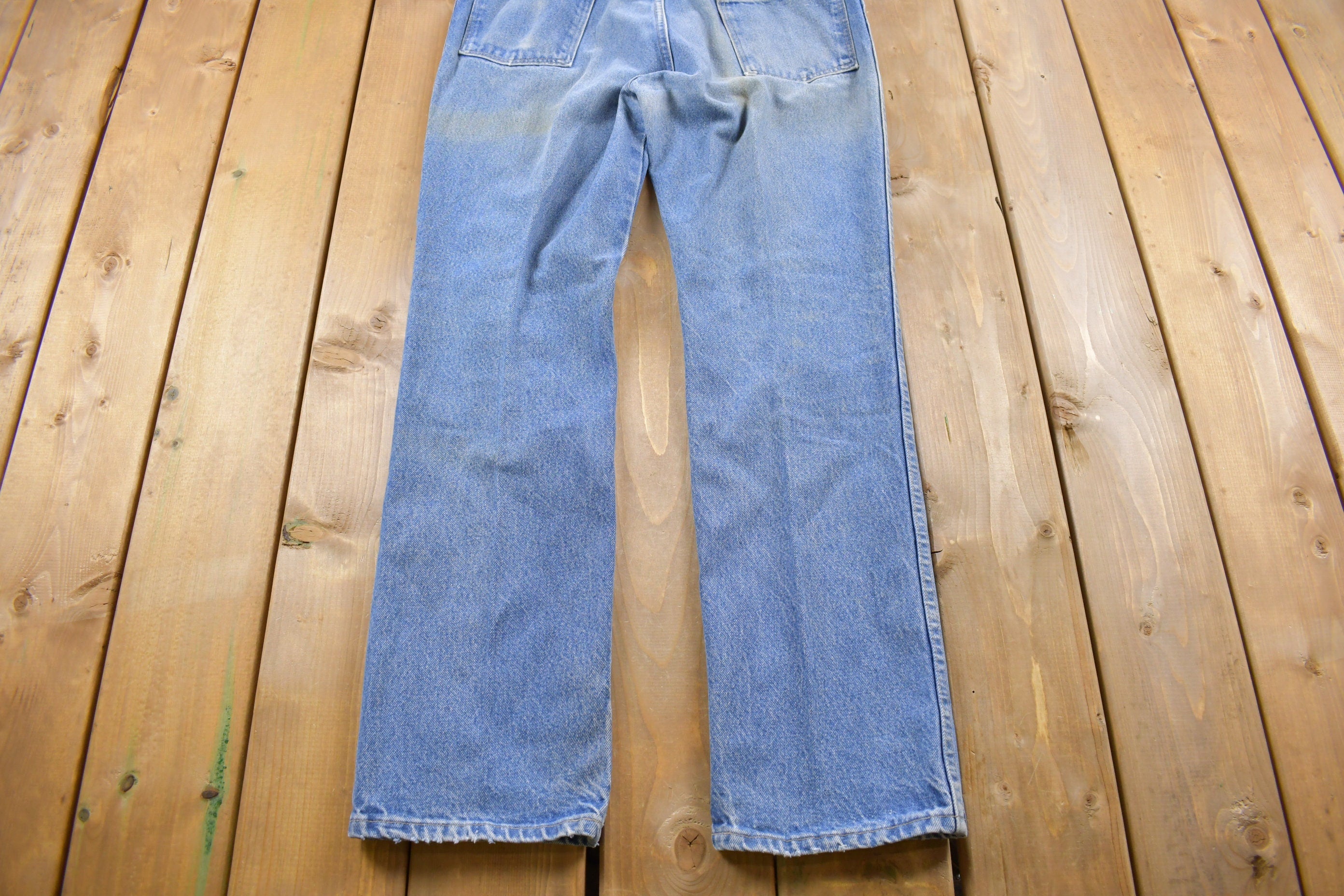 Vintage 1990's Rustler Blue Jeans 34 x 31