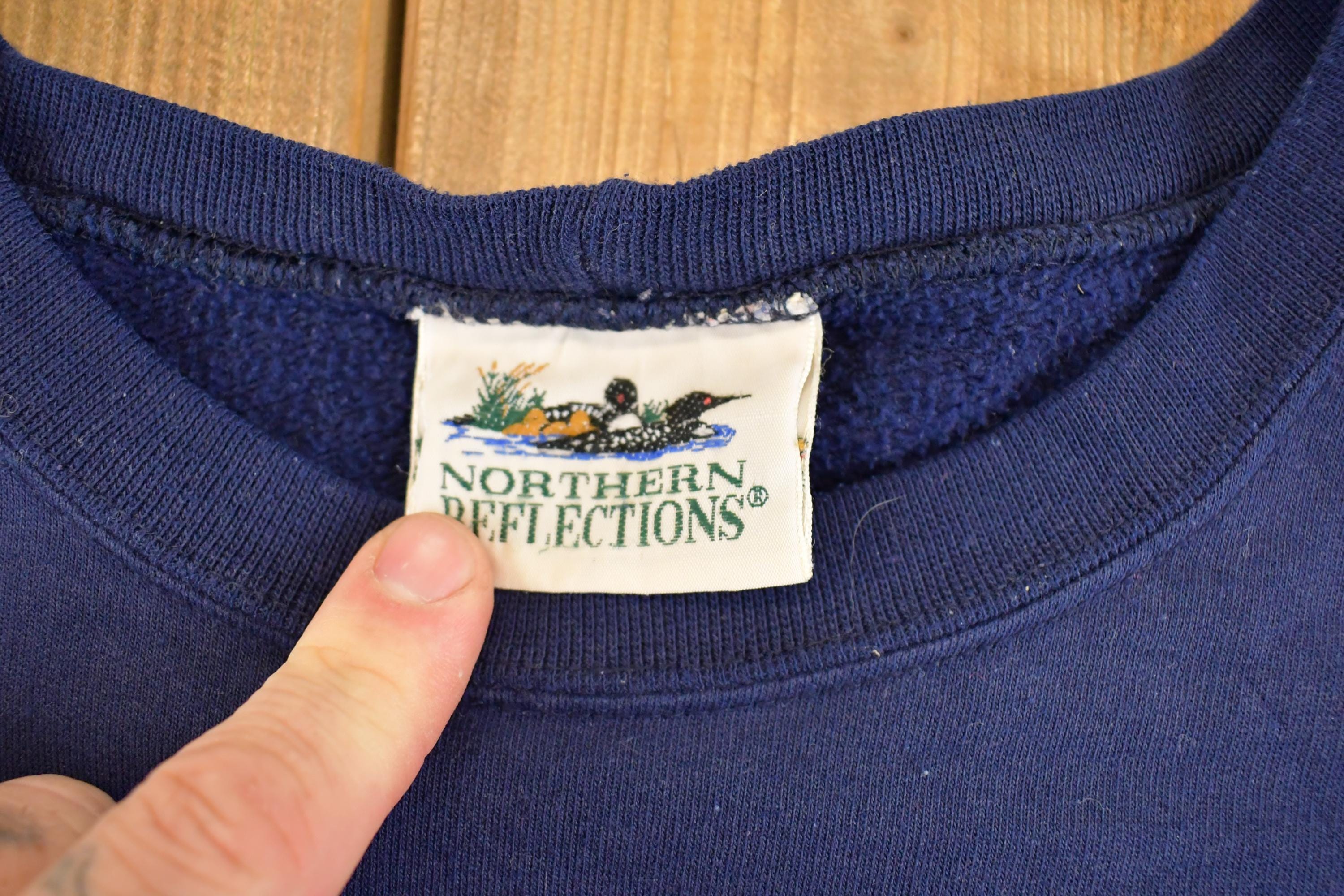 Vintage 1990s Cute Teddy Bears Northern Reflections Souvenir Crewneck Sweatshirt Womens L