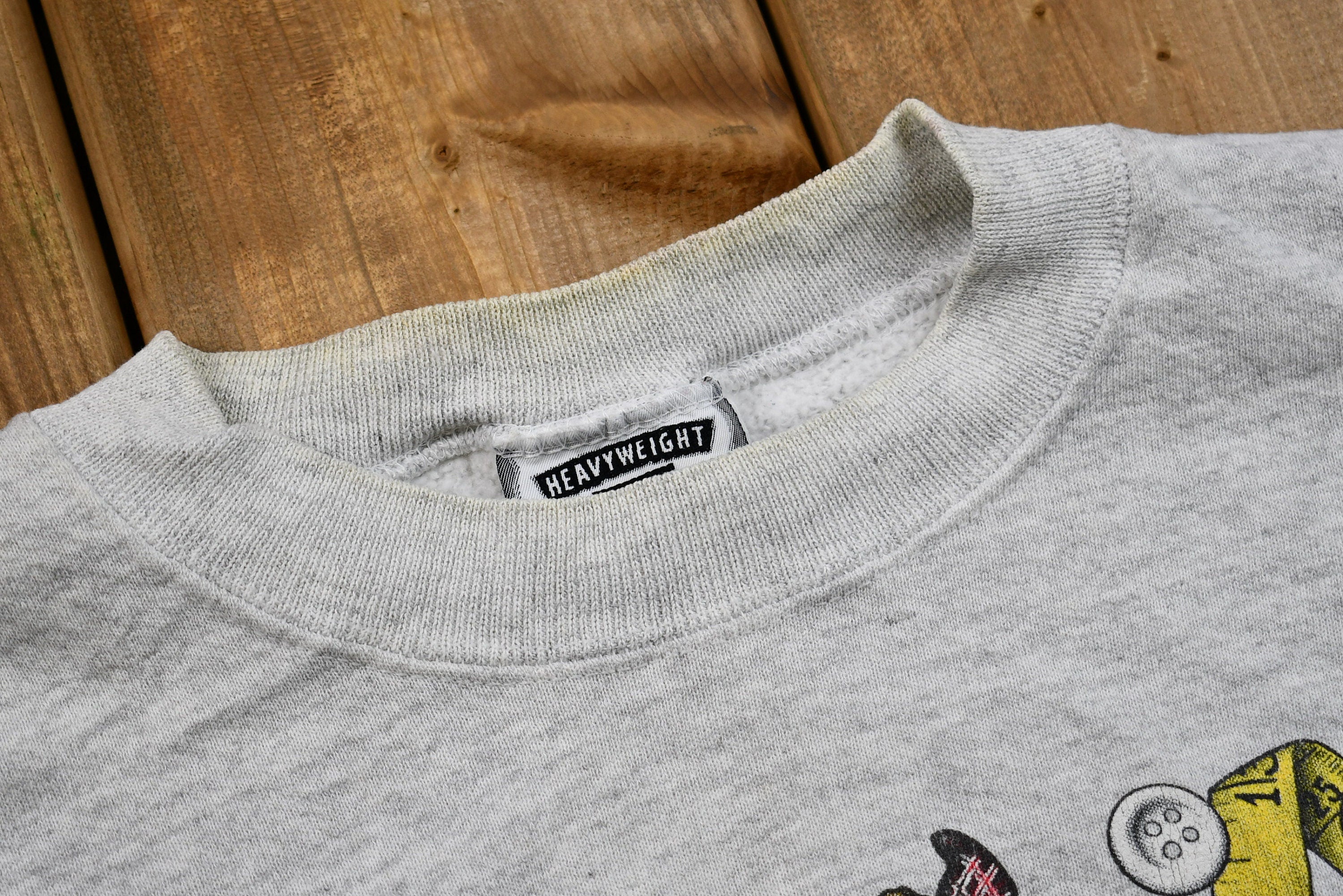 Vintage 1990s Seamstress Doll Graphic Crewneck Sweatshirt