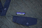 Vintage 1990s Patagonia Quilted Classic Mock Neck Quarter Button Sweatshirt