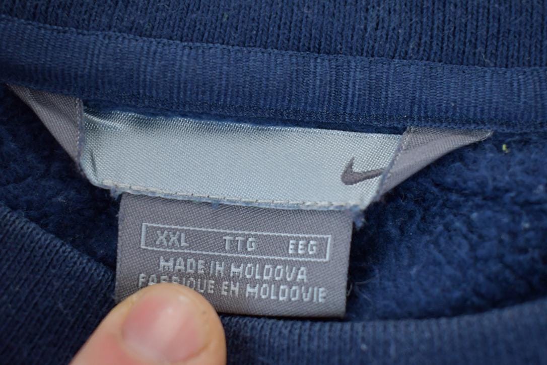 Vintage 1990s Nike Embroidered Mini Swoosh Crewneck Sweatshirt