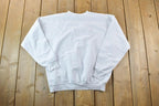 Vintage 1990s Pink American Flag Crewneck Sweatshirt