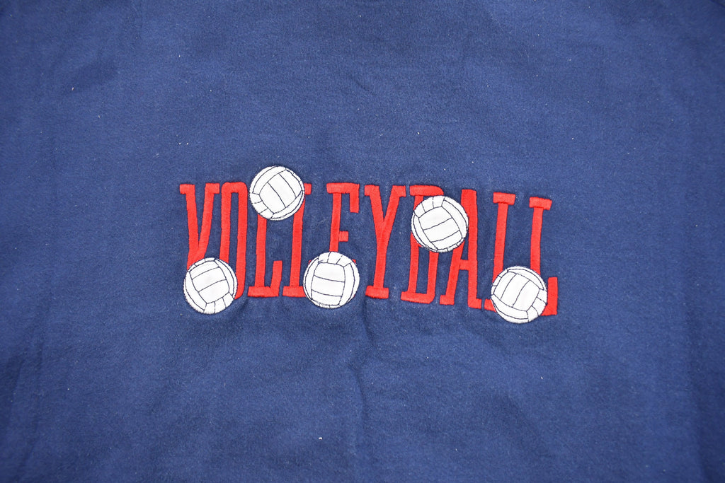 Vintage 1990s Volleyball Theme Crewneck Sweatshirt