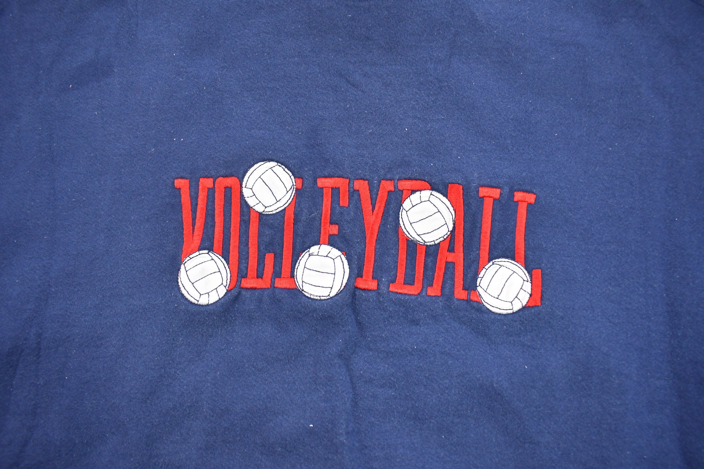 Vintage 1990s Volleyball Theme Crewneck Sweatshirt
